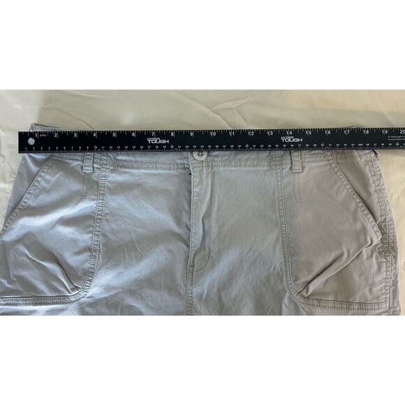 Sz 16T Eddie Bauer Women Mercer Fit Hiking Outdoor Shorts Khaki Pockets 36 - Picture 4 of 8